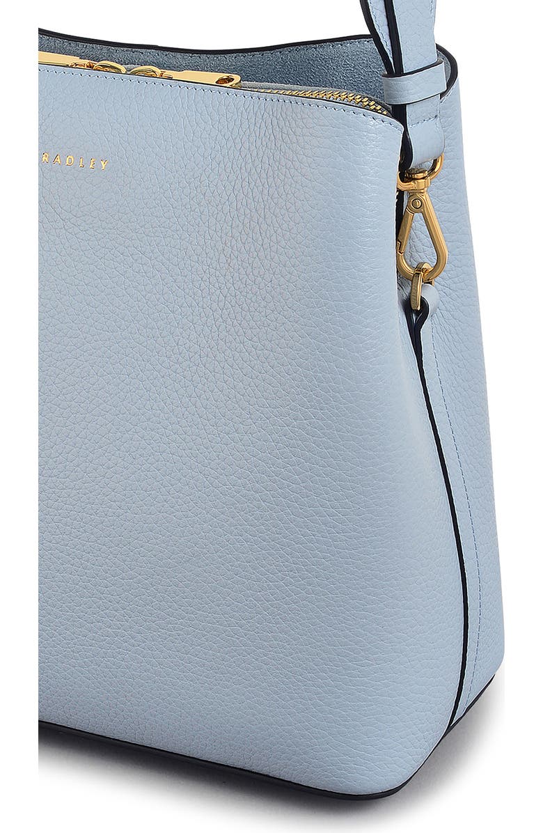 Radley Medium Duke's Place Leather Crossbody Satchel, Alternate, color, Smoke Blue