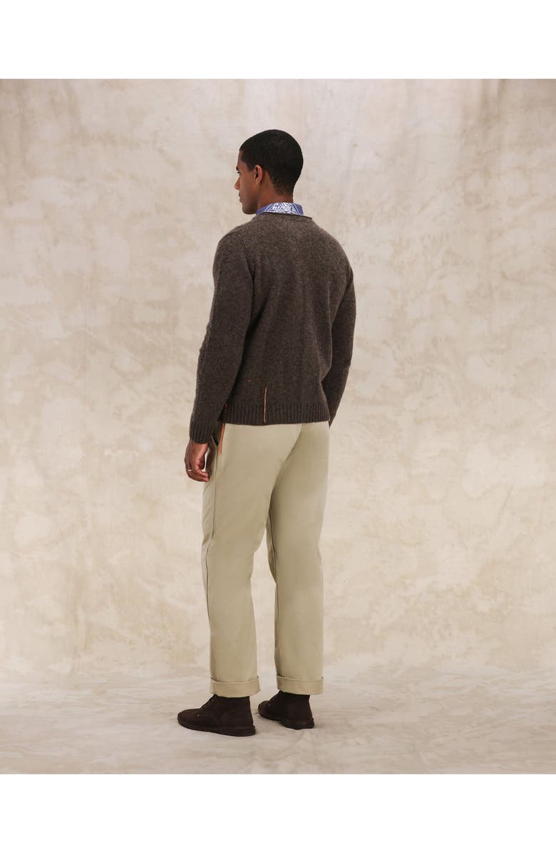 Fortela Edmund Merino Wool Cardigan, Alternate, color, Melange