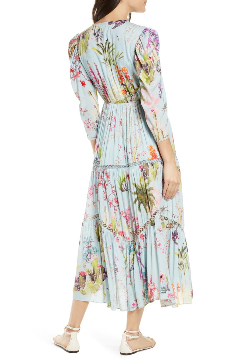 Hemant & Nandita Crinkle Rayon Cover-Up Dress, Alternate, color, 