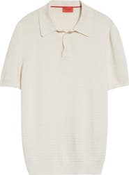 ISAIA Silk & Linen Polo