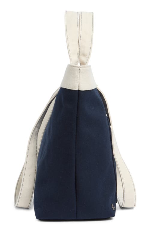 Zella Travel Canvas Tote In Navy Sapphire