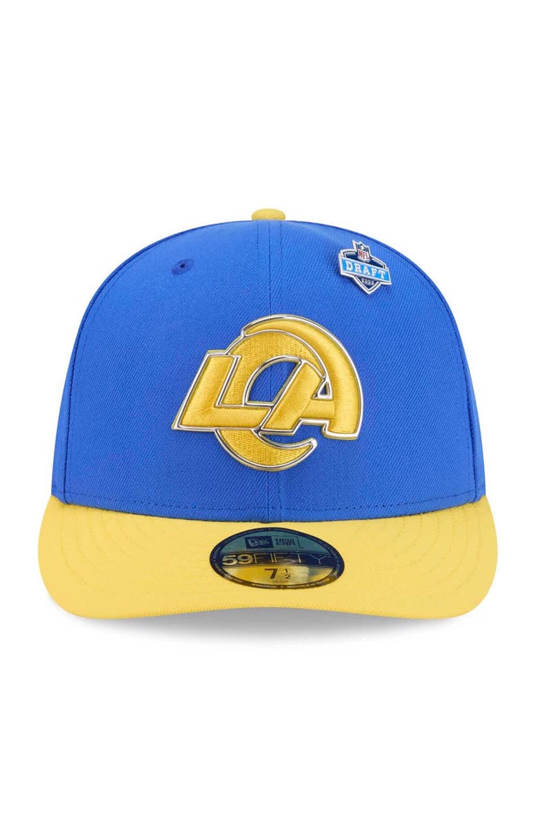 New Era Men's New Era Royal/Gold Los Angeles Rams 2026 NFL Draft 59FIFTY Fitted Hat, Alternate, color, Royal