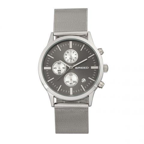 Espinosa Chronograph Mesh-Bracelet Watch w/ Date