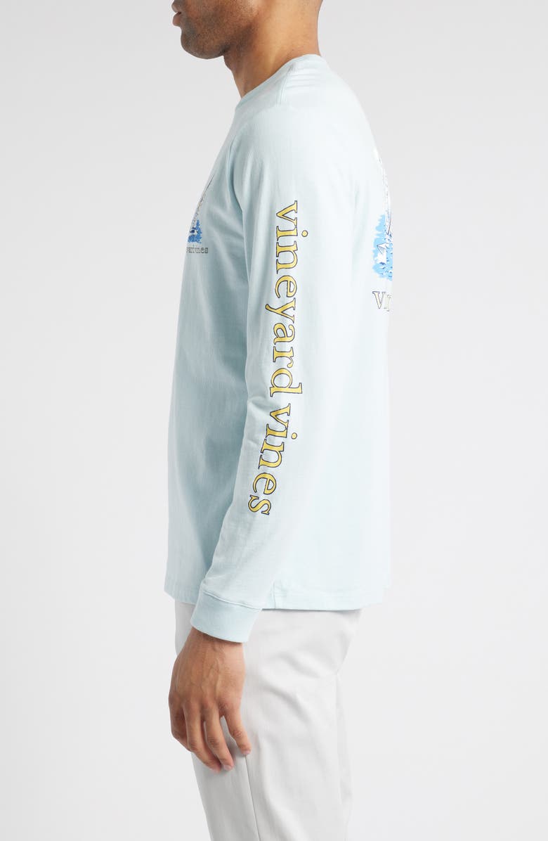 vineyard vines Painted Sailboat Race Long Sleeve Graphic T-Shirt, Alternate, color,