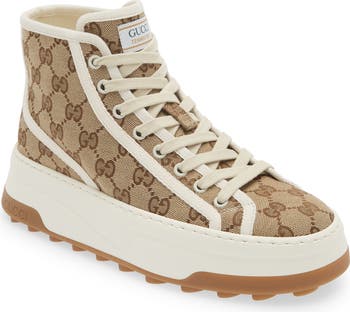GUCCI グッチ GG Canvas ハイトップ Sneakers スニーカー Gucci GG Canvas Platform High Top Sneaker (Women) | Nordstrom