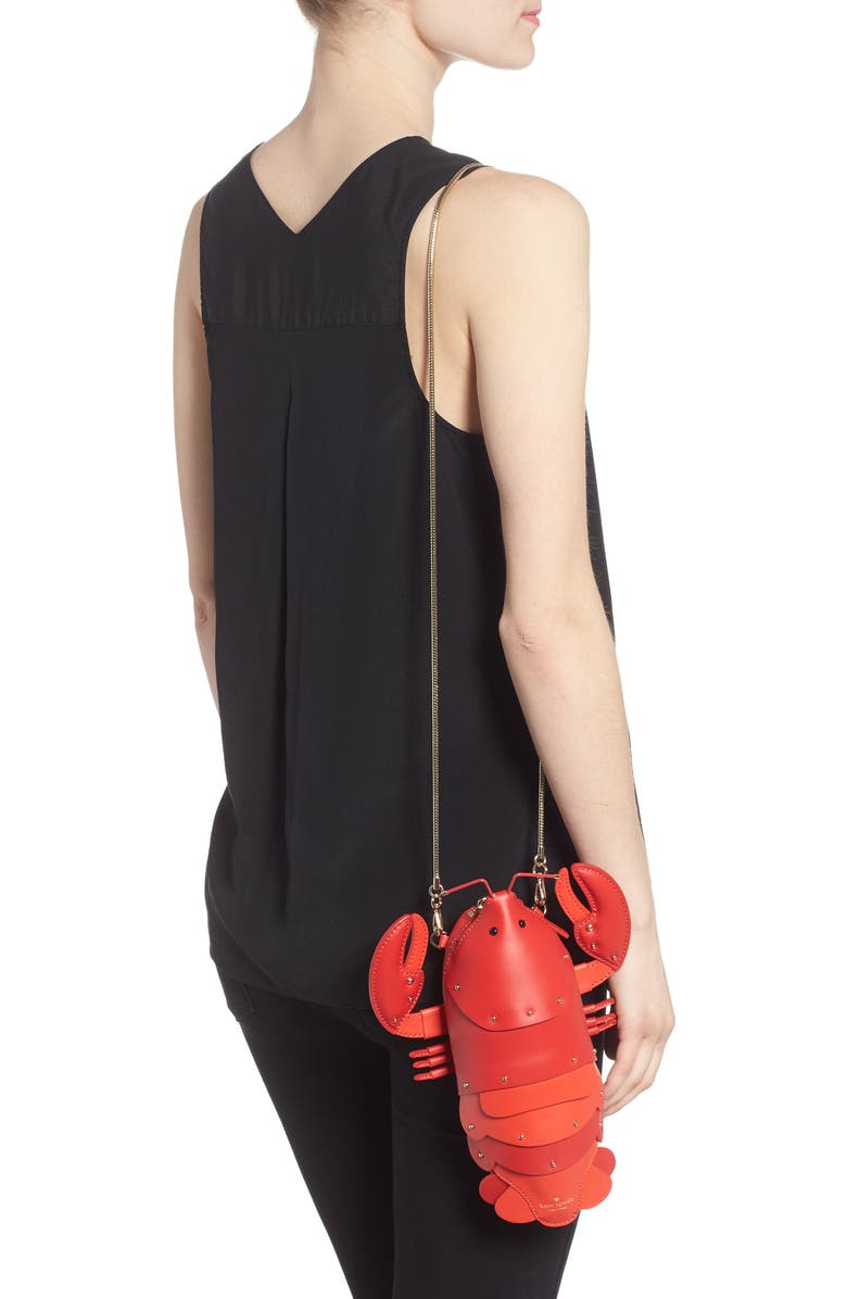 Kate Spade New York shore thing - leather lobster crossbody bag, Alternate, color,