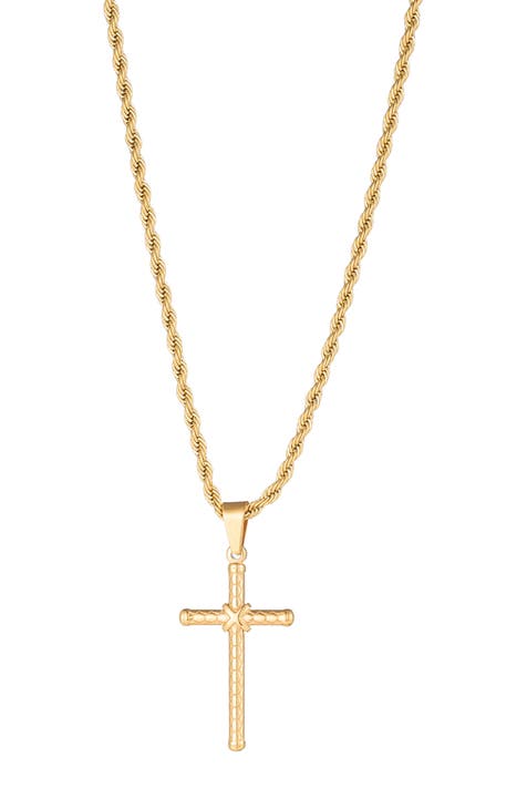 Cross 18K Gold Plated Pendant Necklace