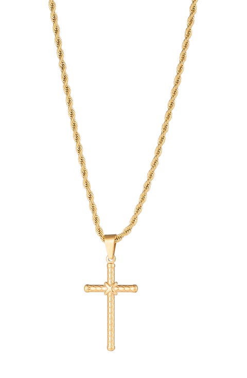 Cross 18K Gold Plated Pendant Necklace