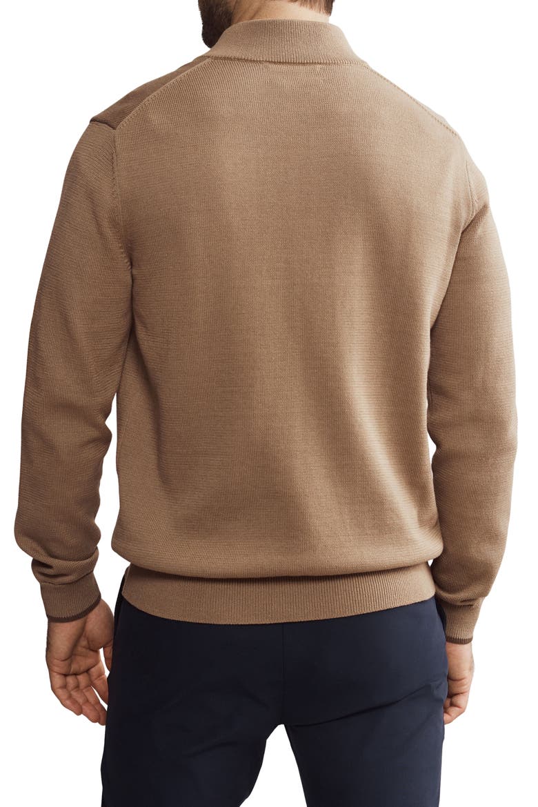 Commuter Quarter Zip Sweater, Alternate, color, SAVANNAH TAN HEATHER