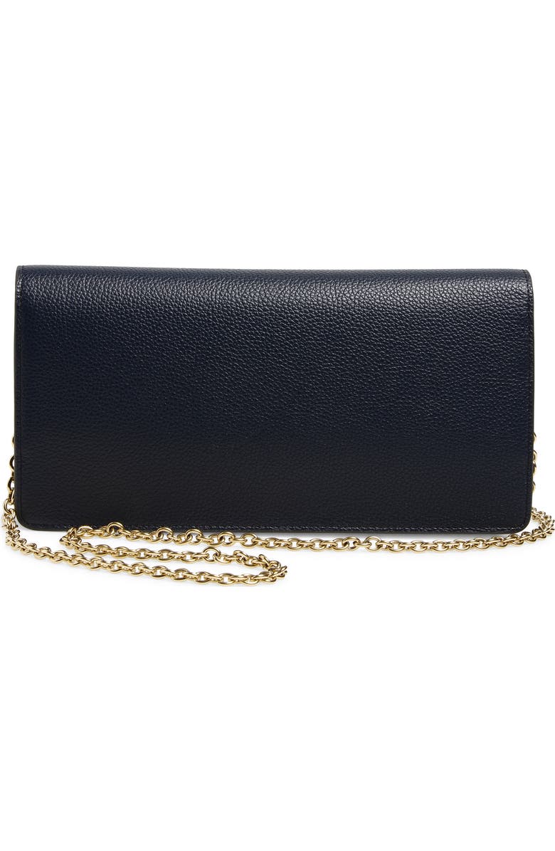 Mulberry Darley Leather Clutch, Alternate, color, Night Sky