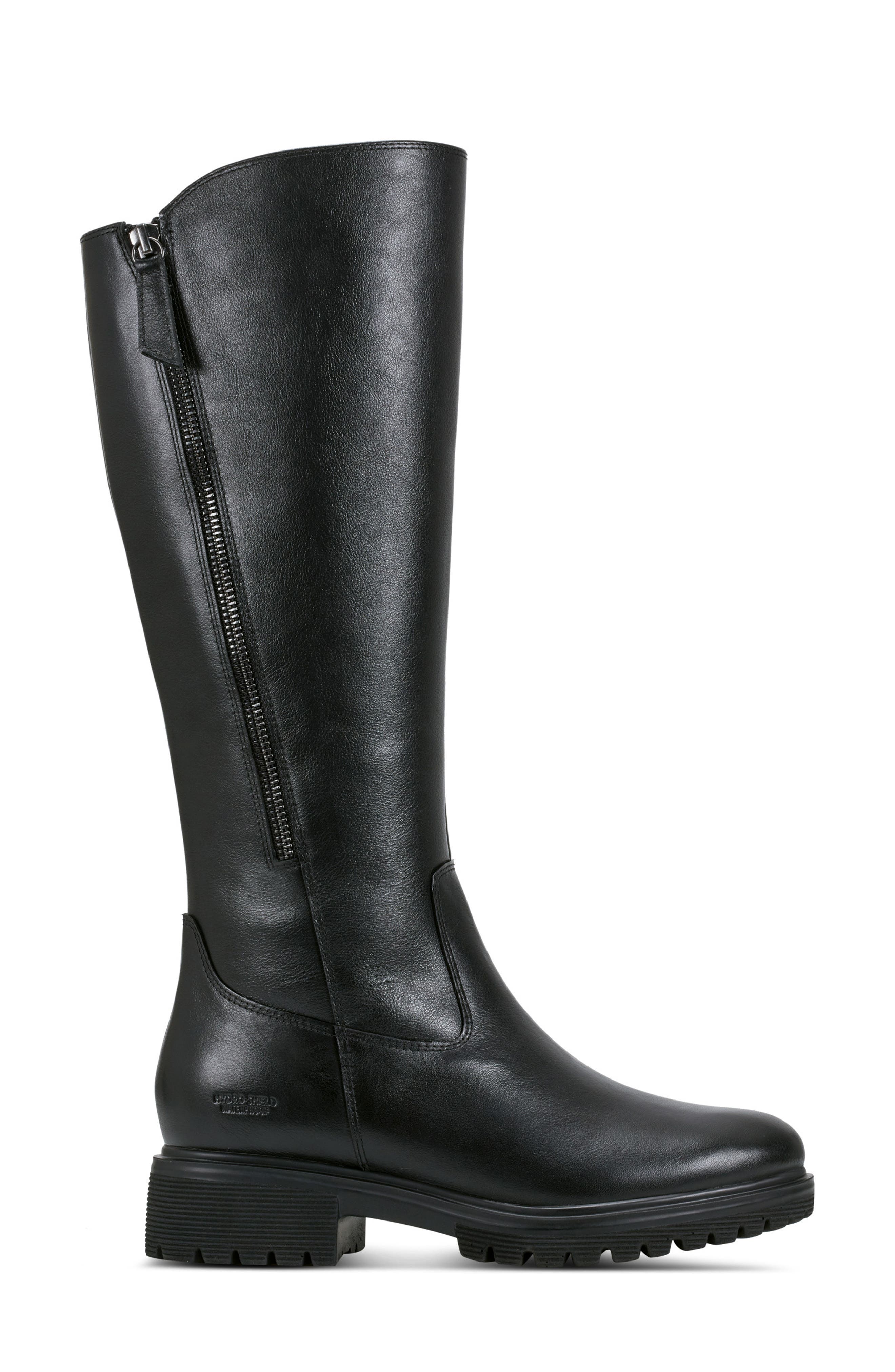 Ivette Waterproof Knee High Boot, Alternate, color, BLACK