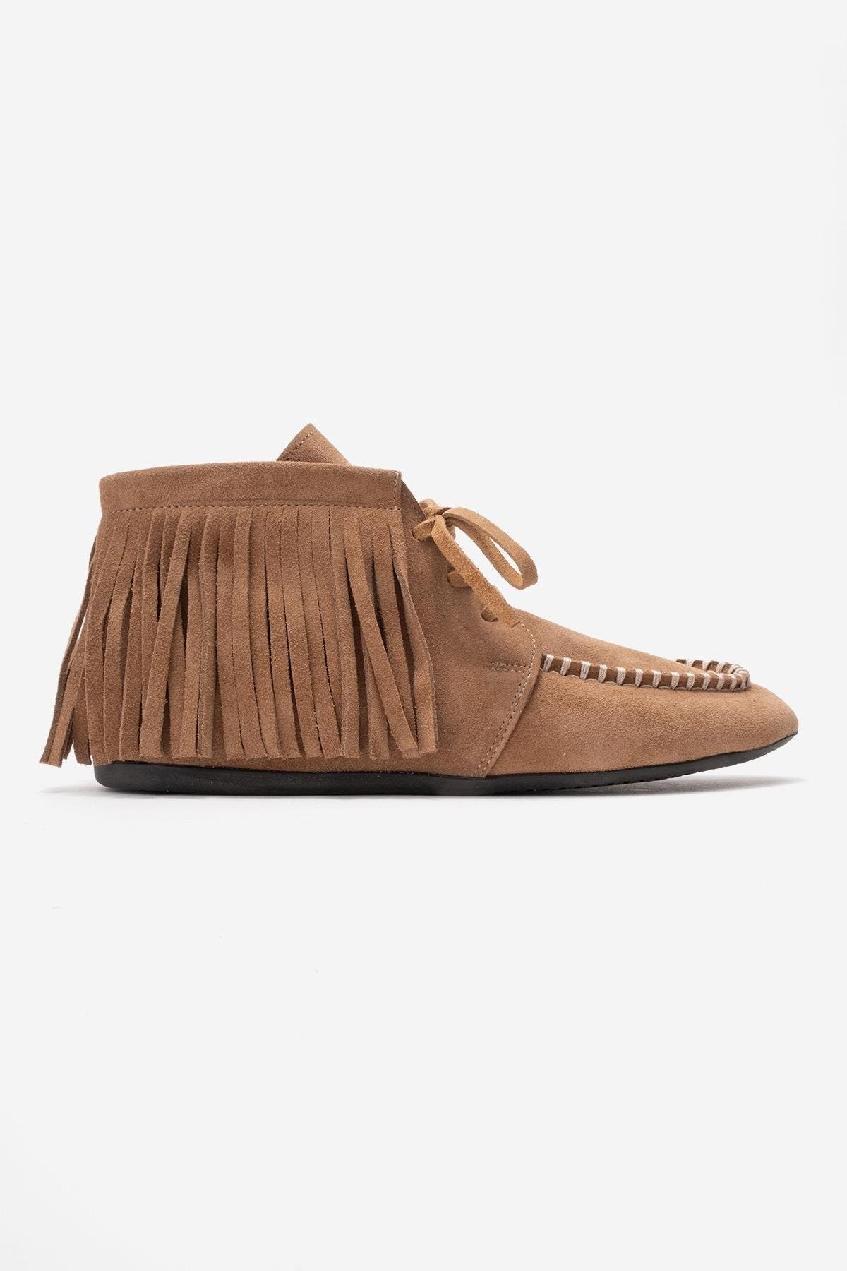 Raux Leather Ankle Boot, Alternate, color, Cognac Suede Leather