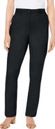 Jessica London Stretch Cotton Chino Straight Leg Pant