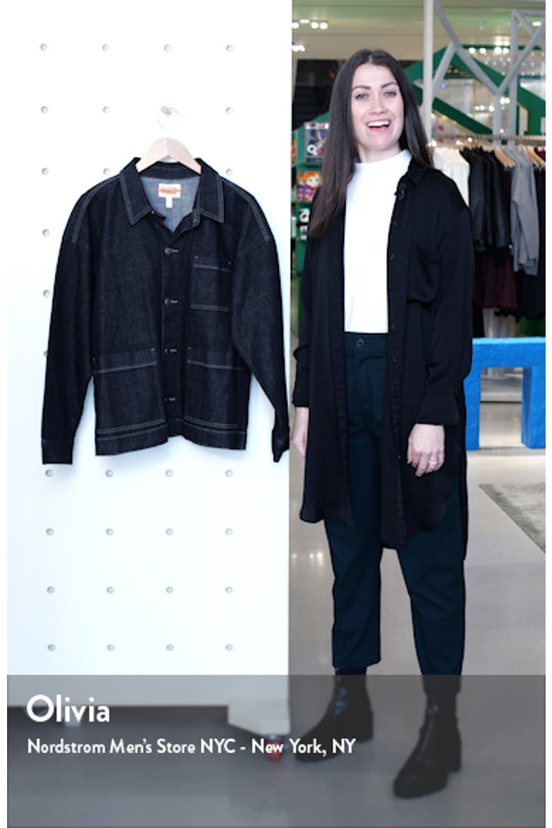 Organic Cotton Blend Chore Jacket (Nordstrom Exclusive) video