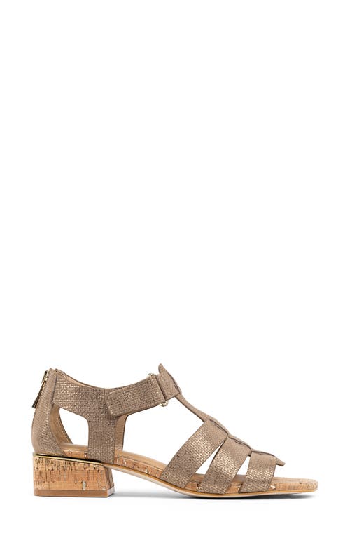 DONALD PLINER DONALD PLINER FALESIA BLOCK HEEL FISHERMAN SANDAL