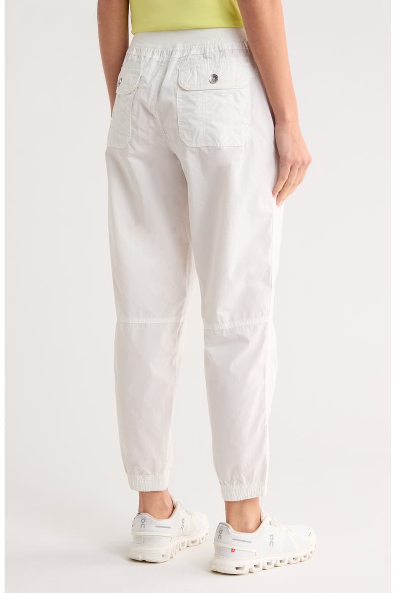 Drawcord Waist Cotton Cargo Joggers, Alternate, color, IVORY