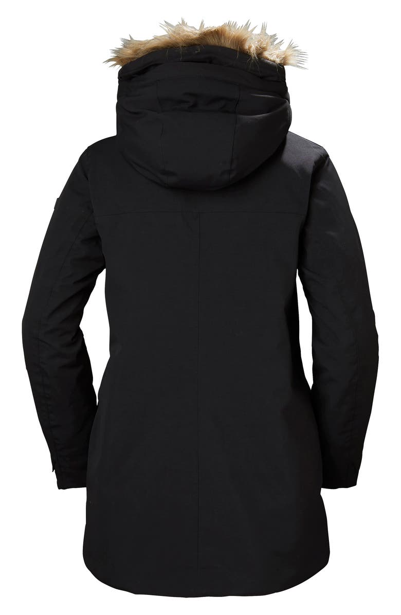 Helly Hansen Svalbard 2 Waterproof Hooded Parka with Faux Fur Trim, Alternate, color,