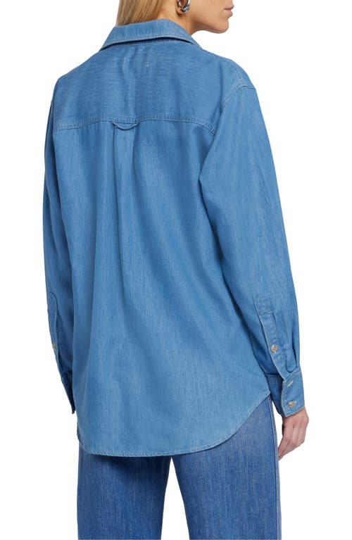 7 For All Mankind Easy Denim Shirt In Ella