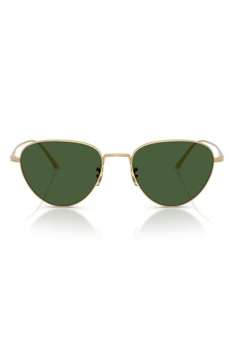 52mm Cat Eye Sunglasses