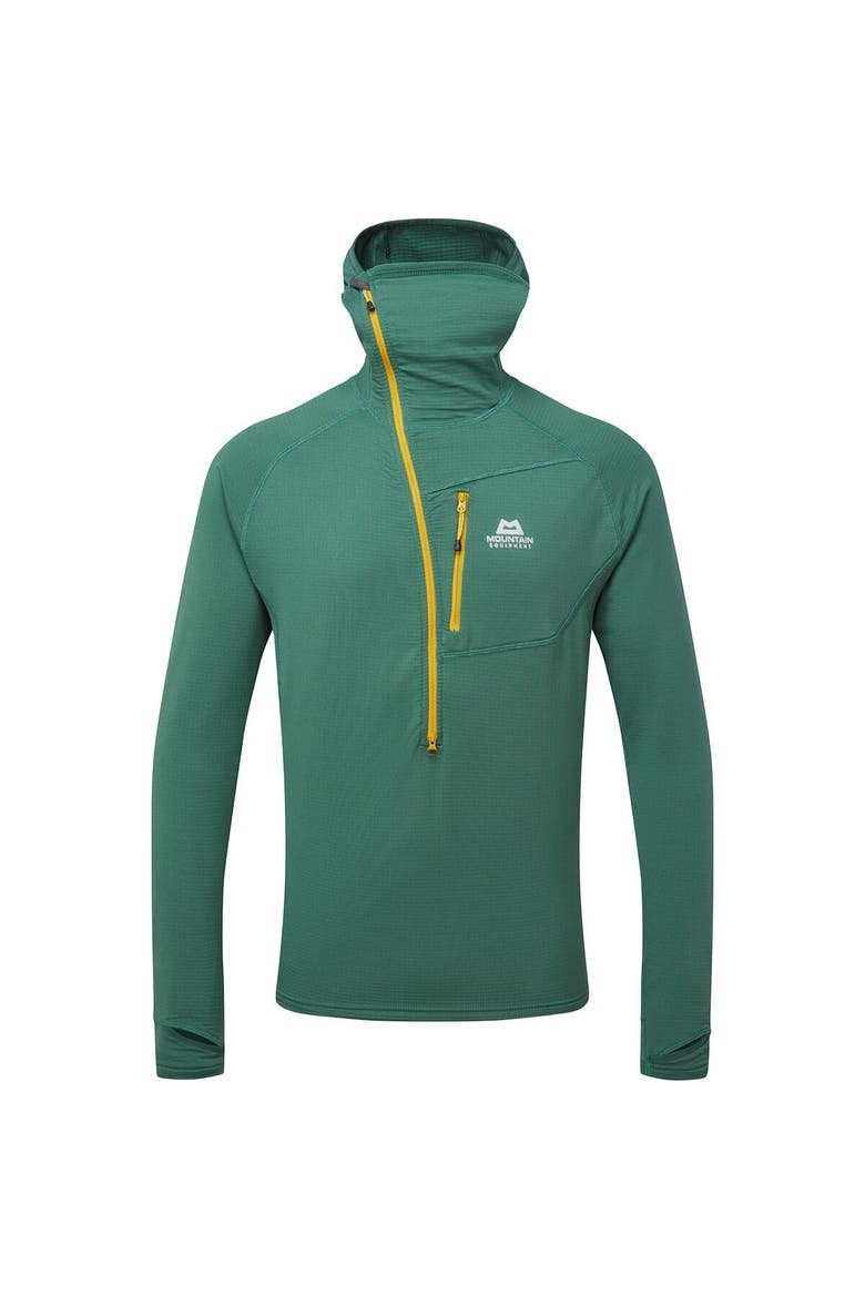 Eclipse Hooded Zip-T-Shirt - Men's, Main, color, Fern