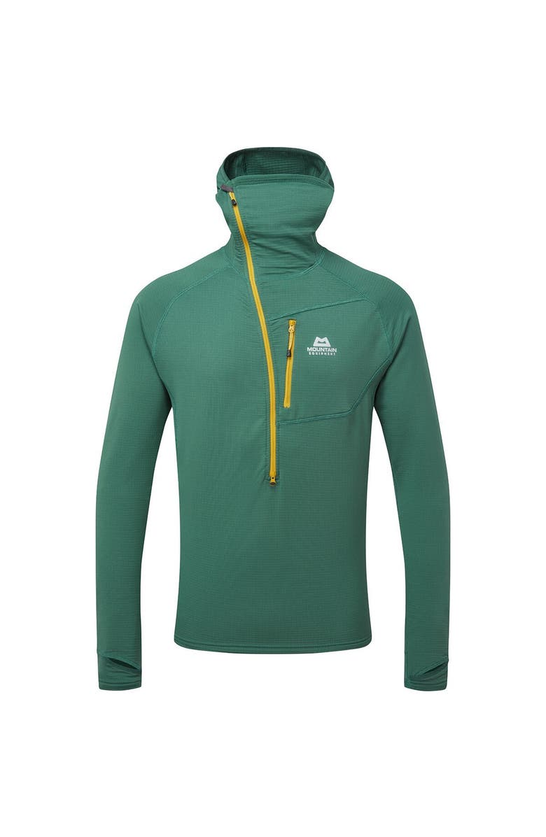 Mountain Equipment Eclipse Hooded Zip-T-Shirt - Men's, Main, color, Fern