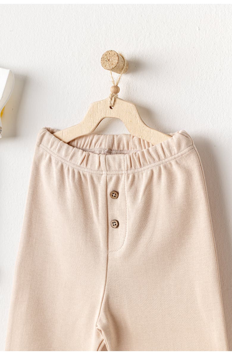 Andy Wawa Happy Animal Pants Outfit, Alternate, color, Beige