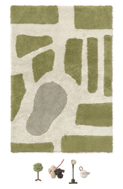 Hyde Park Washable Cotton Blend Play Rug
