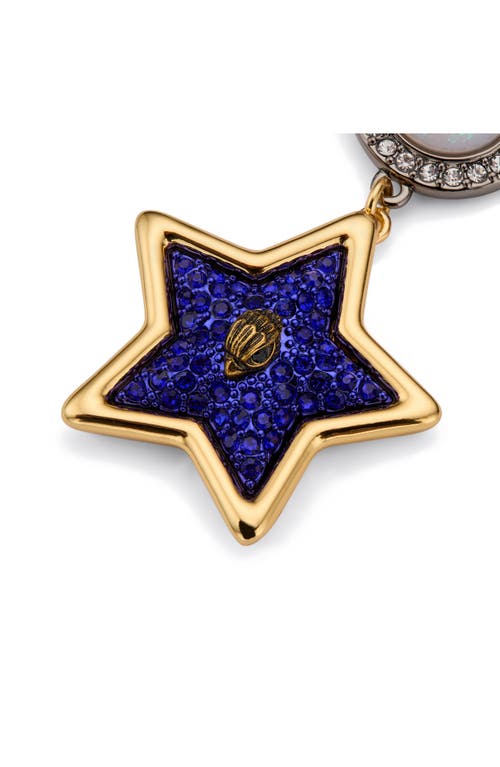Kurt Geiger London Star Drop Earrings In Blue