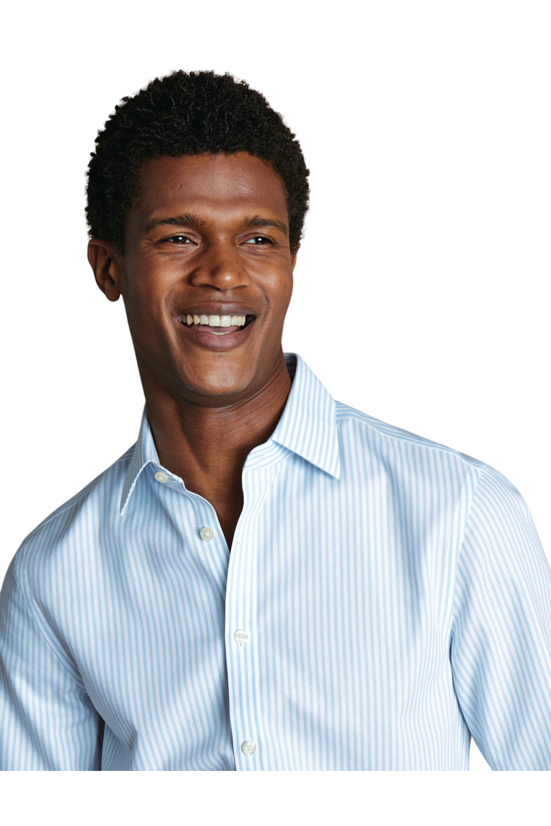 Non-Iron Royal Oxford Shirt, Alternate, color, Sky Blue