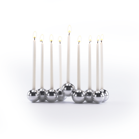 Aluminum Bubble Menorah