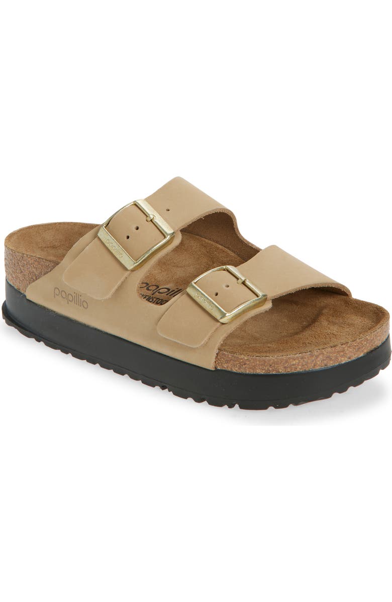 Birkenstock Arizona Flex Platform Sandal, Main, color, Sandcastle