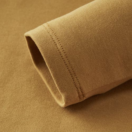Milkbarn Brushed Long Sleeve T-shirt In Brown