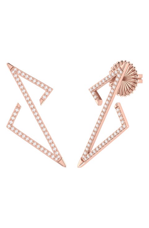 Home Electric Spark Diamond Stud Earrings - 0.28ct.