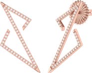 LuvMyJewelry Home Electric Spark Diamond Stud Earrings - 0.28ct.