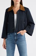 FRAME Corduroy Collar Crop Jacket
