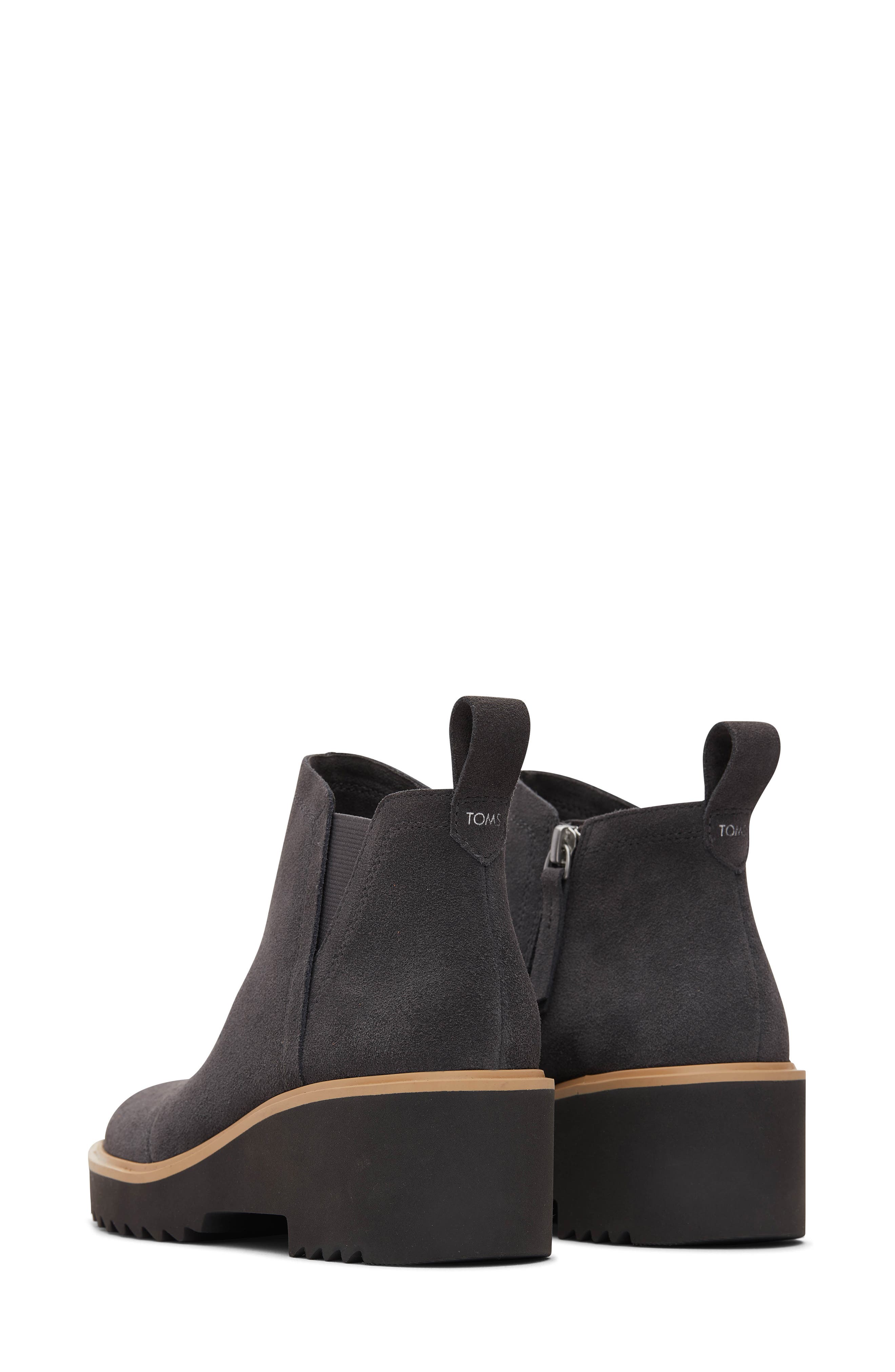 TOMS Maude Bootie, Alternate, color, Dark Grey