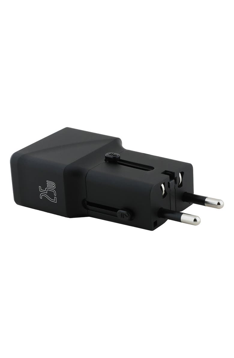 TUMI Travel Bundle Adapter Charger, Alternate, color, Black