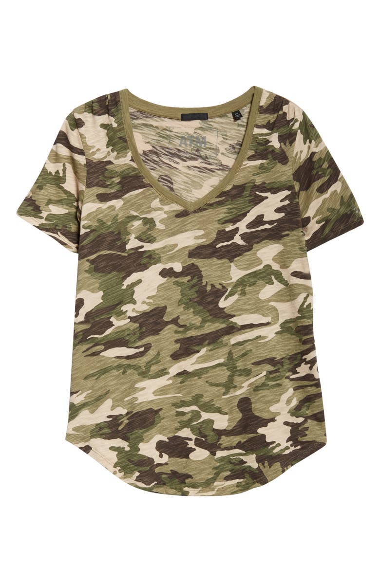 ATM Anthony Thomas Melillo Camo Print Slub Cotton Jersey T-Shirt, Alternate, color, 