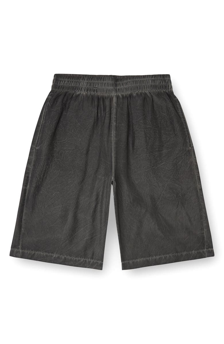 DIESEL<sup>®</sup> Gender Inclusive P-Leon-Short Elastic Waist Shorts, Alternate, color, Deep/ Black