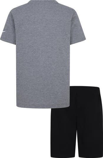 Kids' Gradient Logo Graphic T-Shirt & Shorts Set
