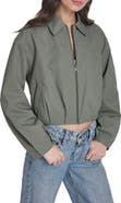 Levi's Crop Bubble Hem Bomber Jacket