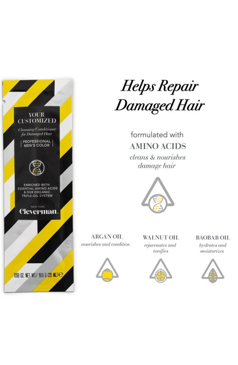 Cleverman Men's Cleansing Conditioner for Damaged Hair, Alternate, color, N/A