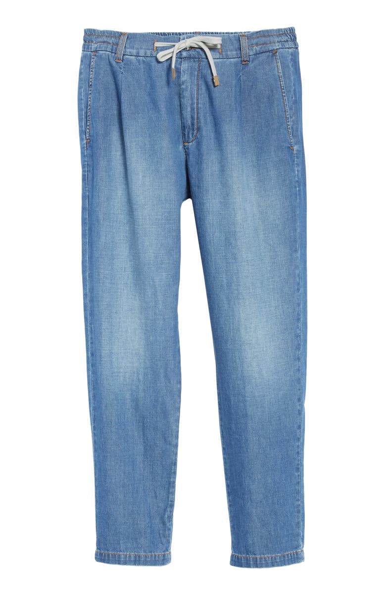 Eleventy Stretch Denim Slim Fit Jogger Dress Pants, Alternate, color, 