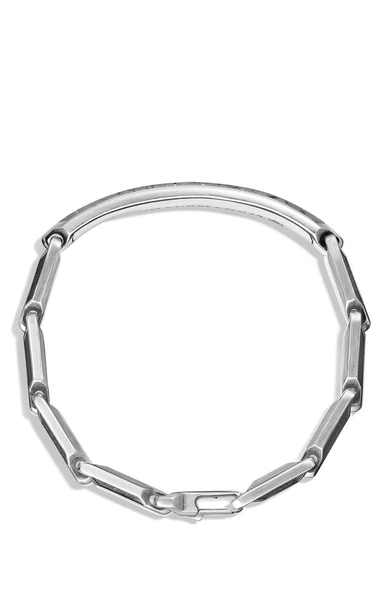 David Yurman Meteorite Fused ID Bracelet, Alternate, color, 