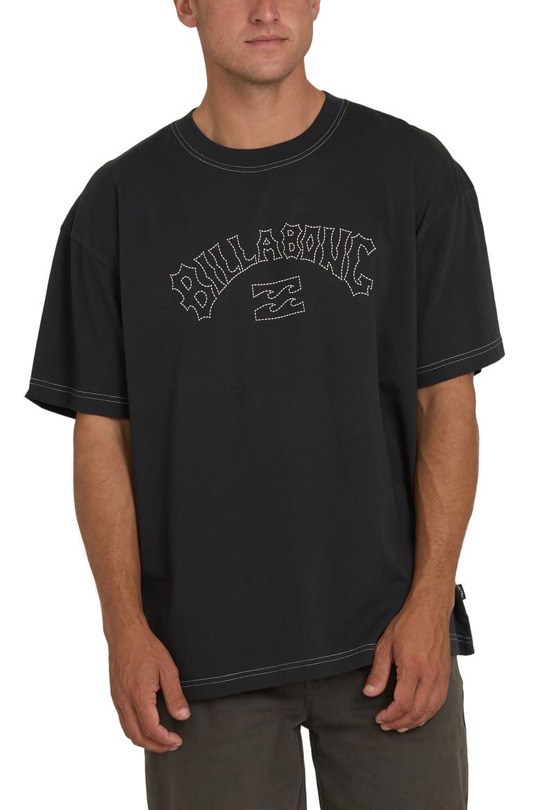 Dash OG Graphic T-Shirt, Main, color, WASHED BLACK