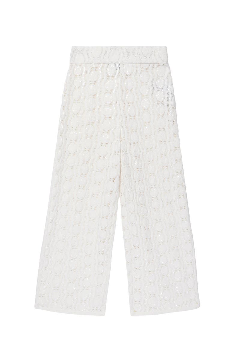 MINT VELVET Crochet Sequin Trousers, Alternate, color,