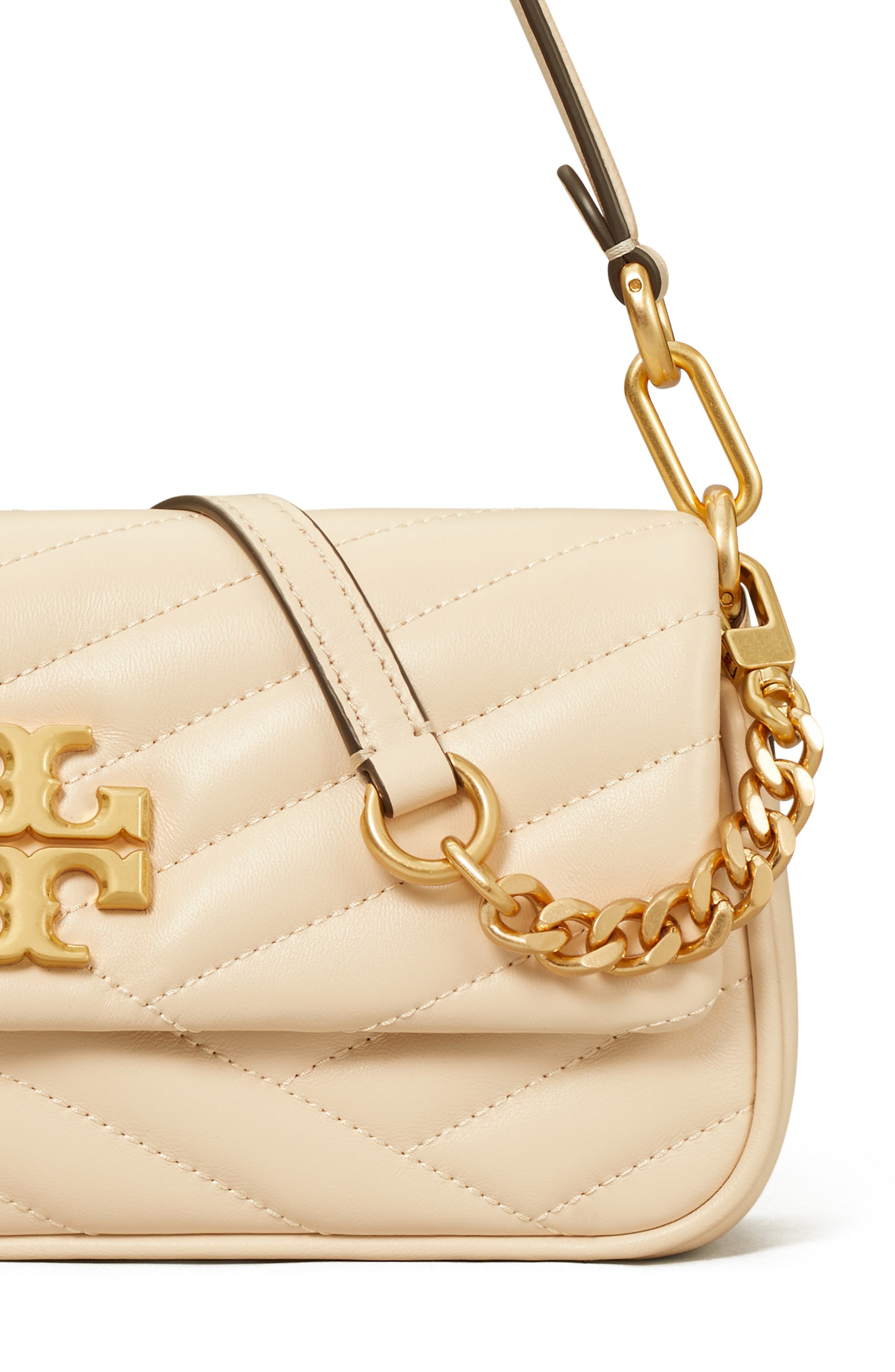 Kira Chevron Shoulder Bag, Alternate, color, NEW CREAM