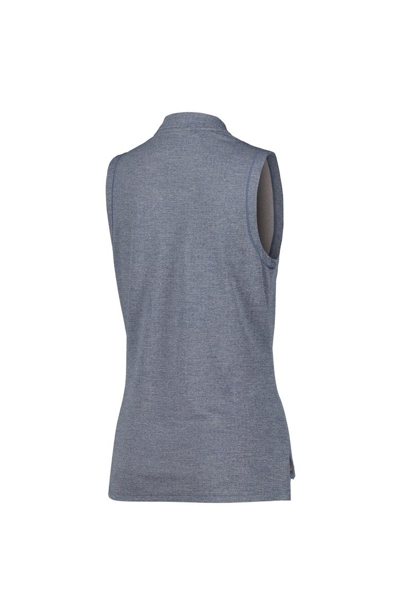 adidas Women's adidas Navy WM Phoenix Open Ultimate365 Textured HEAT.RDY V-Neck Sleeveless Polo, Alternate, color, Navy