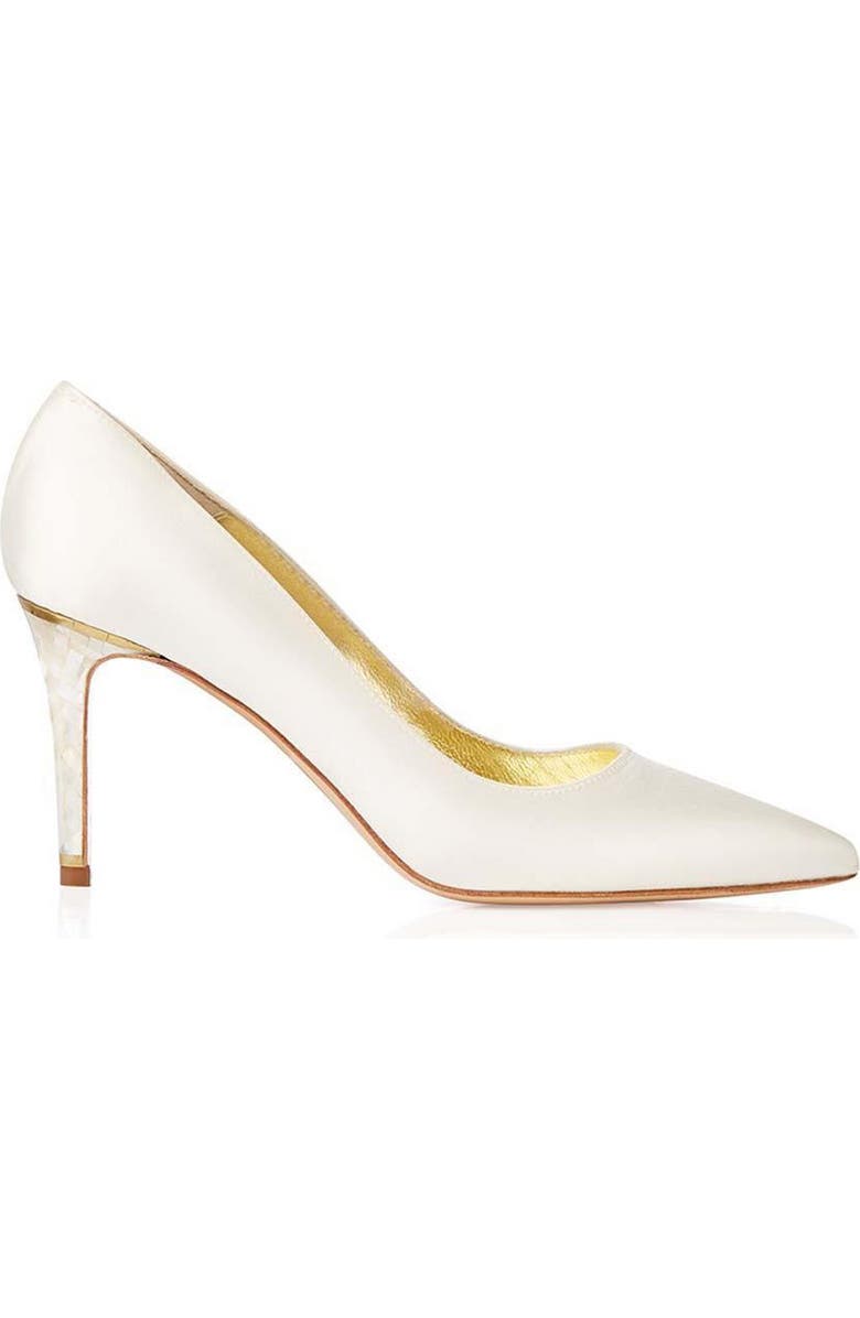 Freya Rose Chelsea Pointed Toe Pearl Heel Pump, Main, color,