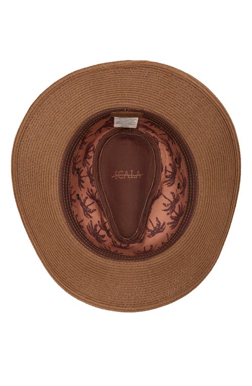 Scala Braided Raffia Safari Hat